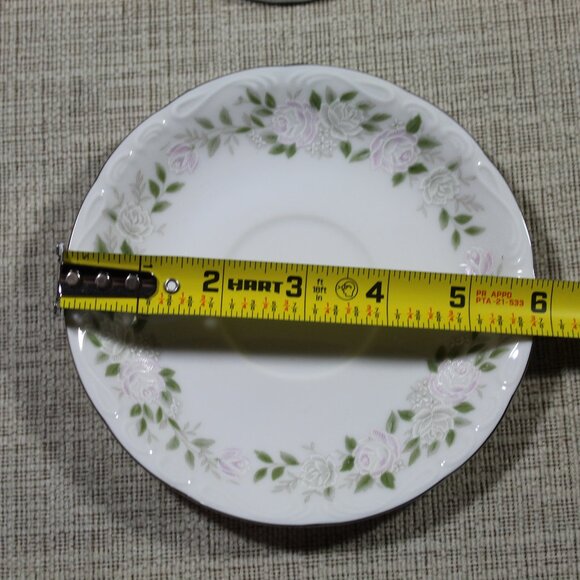 Sheffield Fine China Japan Classic 501 Set of 2 Cup Saucers - Picture 1 of 1